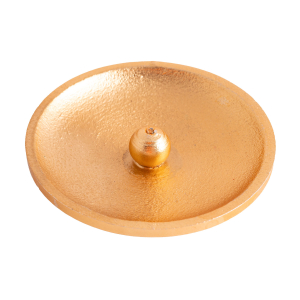 Räucherstäbchenhalter „Hilarion“, gold, Produktbild 1