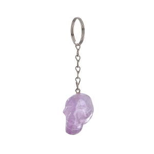 Schlüsselanhänger „Amethystschädel“, Produktbild 1