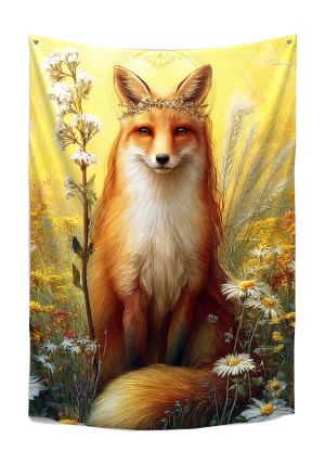 Wandbehang „Krafttier Fuchs“, Produktbild 1