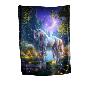 Decke „Einhorn der Mondzauber“, Produktbild 1