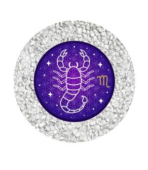 Bergkristall-Energiemagnet „Skorpion“, Produktbild 1