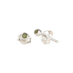 Ohrstecker mit Moldavit, Produktbild 1