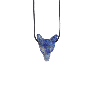 Anhänger „Lapislazuli-Wolfskopf “, Produktbild 1