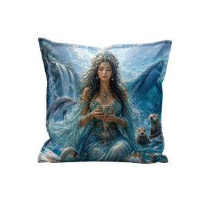 Kissenhülle „Göttin des Wassers“, Produktbild 1