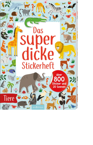 Das superdicke Stickerheft – Tiere, Produktbild 1