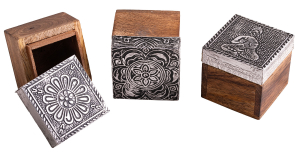 Holzboxen, 3er Set, Produktbild 1