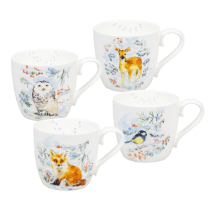 Becher „Wintertiere“, 4er Set, Produktbild 1