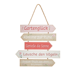 Schild „Gartenglück”, Produktbild 1