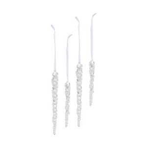 Ornamente „Eiszapfen“, 4er Set, Produktbild 1