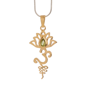 Anhänger „Lotus mit OM“, Produktbild 1