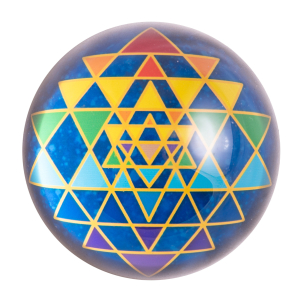 Kristallobjekt „Sri Yantra“, Produktbild 1