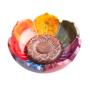 Räucherstäbchenhalter „Lebensfroher Lotus”, Produktbild 1