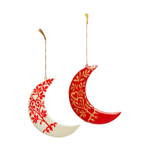 Baumschmuck „Mond“ 2er Set, Produktbild 1