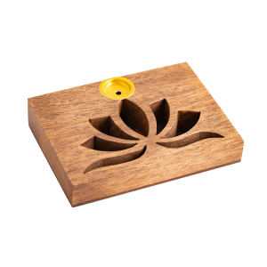 Rückfluss - Räucherkegelhalter „Lotus“, Produktbild 1