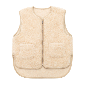 Merino-Weste „Island“, beige, Produktbild 1