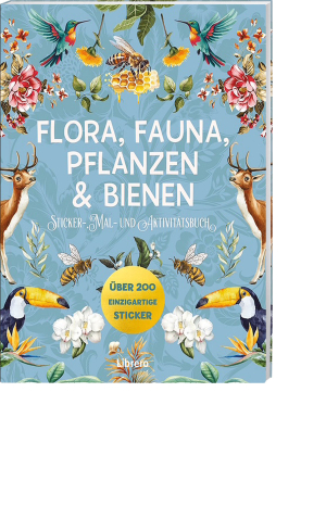 Flora, Fauna, Pflanzen & Bienen – Stickerbuch, Produktbild 1