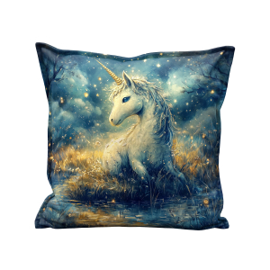 Kissenhülle „Krafttier Einhorn“, Produktbild 1