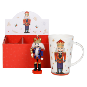 Becher und Baumschmuck Set „Nussknacker“, Produktbild 1