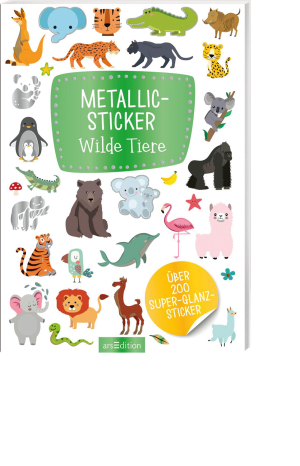 Metallic Sticker – Wilde Tiere, Produktbild 1