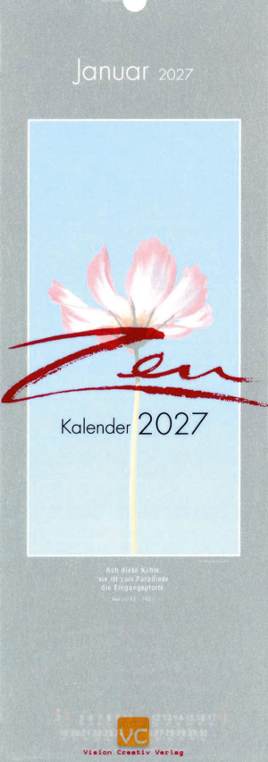 Zen Kalender 2027, Produktbild 1