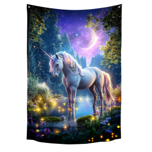 Wandbehang „Einhorn der Mondzauber“, Produktbild 1