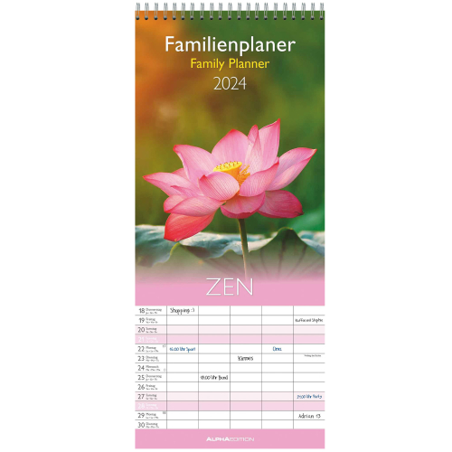 Familienplaner Zen 2024, Produktbild 1
