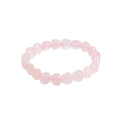 Kraftarmband „Rosenquarz-Herz“, Produktbild 1