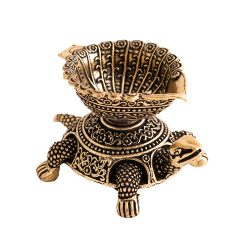 Teelichthalter &amp; Räuchergefäß Gheelampe „Schildkröte“, Produktbild 1