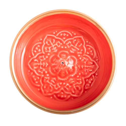 Räucherstäbchenhalter „Mandala“, Rot, Produktbild 4