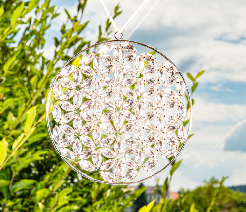 Sonnenfänger Kristall „Blume des Lebens“, Produktbild 2