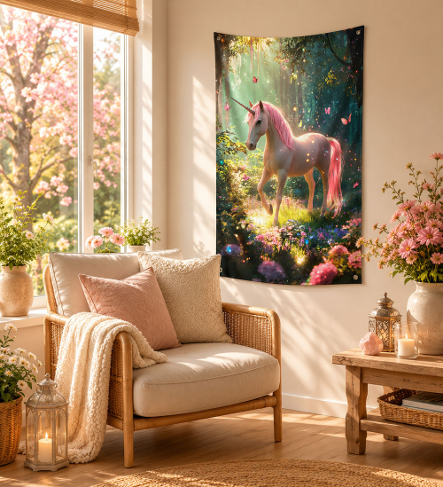 Wandbehang „Einhorn der Lebensfreude“, Produktbild 3