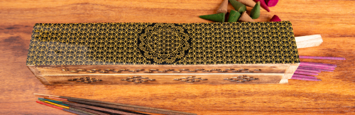 Räucherstäbchen-Vorratsbox Fantasy „Blume des Lebens“, Produktbild 2