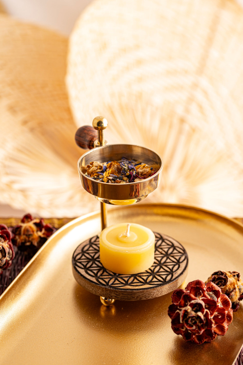 Räuchersiebgefäß „Blume des Lebens“, Produktbild 2