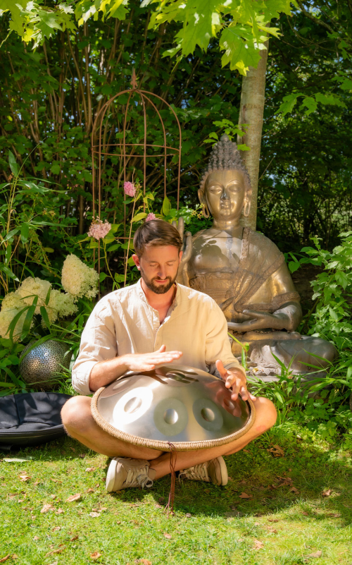 Handpan 10 Töne, Silber, Produktbild 5