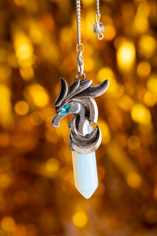 Pendel „Drache mit Opal Glass”, Produktbild 2