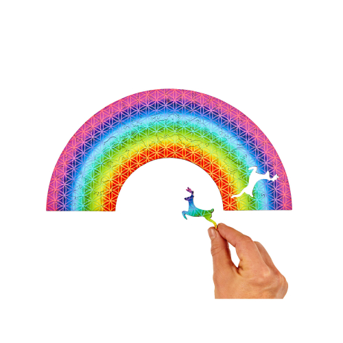 Holzpuzzle „Chakra-Regenbogen“, Produktbild 5