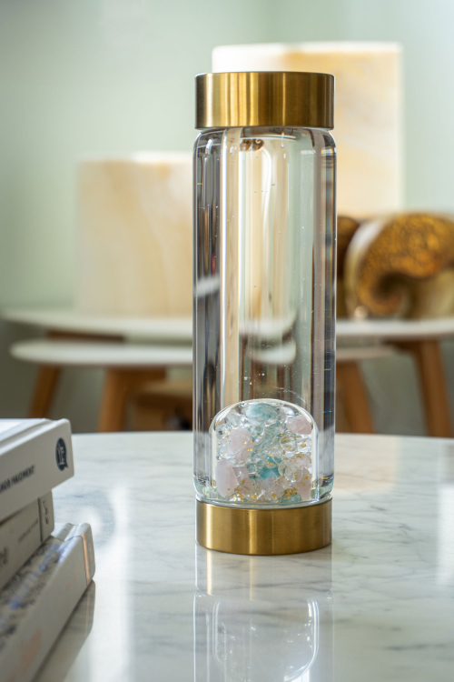 VitaJuwel® Trinkflasche ViA „Goldene Seelenverbindung“, Produktbild 6