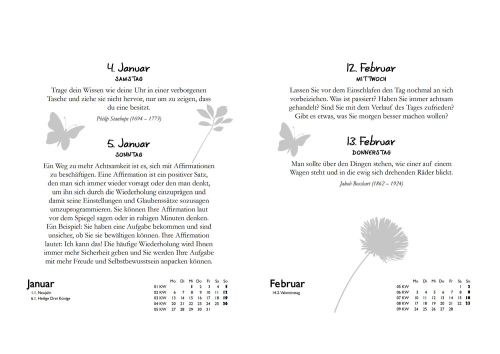 Achtsamkeitskalender 2026, Produktbild 2