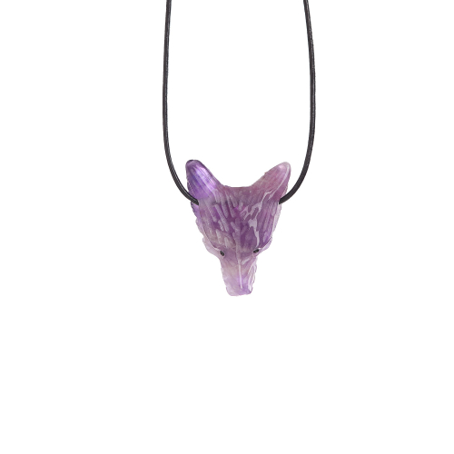 Anhänger „Amethyst-Wolfskopf “, Produktbild 1
