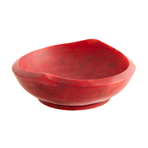 Speckstein Schale groß, rot, Produktbild 1
