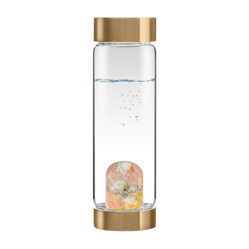 VitaJuwel® Trinkflasche ViA „Goldene Seelenverbindung“, Produktbild 1