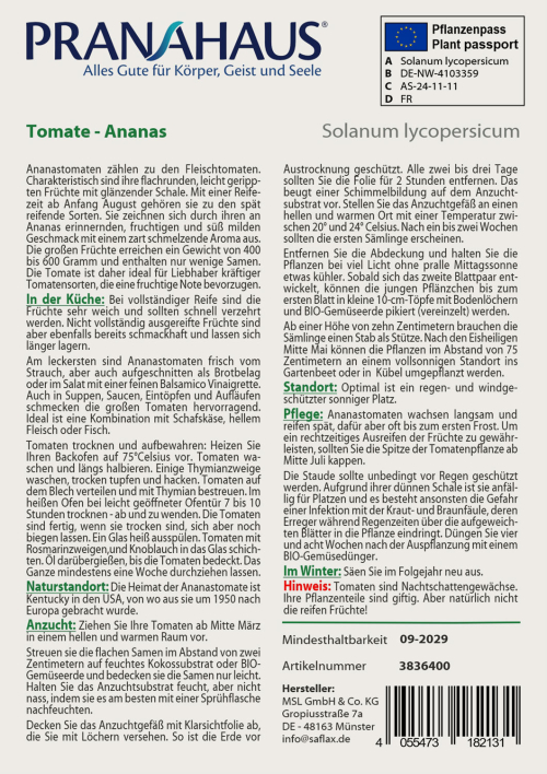 Tomate „Ananas“, Samen, Produktbild 2