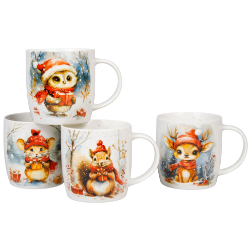 Becher „Winter Wishes“, 4er Set, Produktbild 2