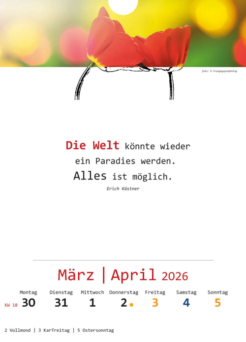 Ich-Kalender 2026, Produktbild 2
