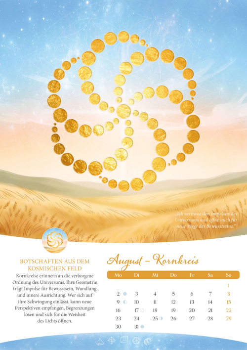 Heilige Geometrie "Gold Edition" 2027, Produktbild 4