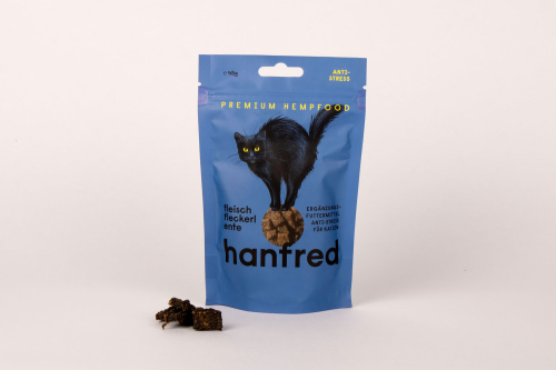 Hanf Katzensnack, Ente 45g, Produktbild 3