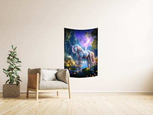 Wandbehang „Einhorn der Mondzauber“, Produktbild 2