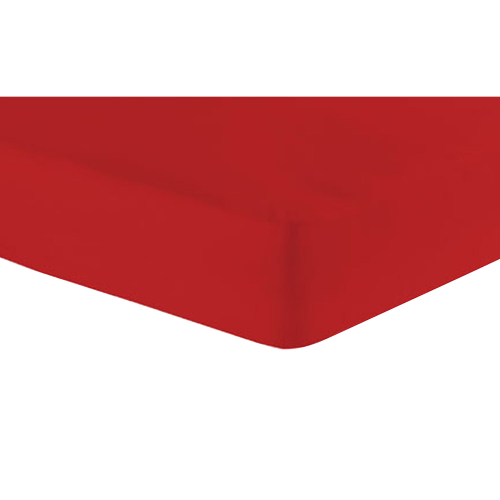 Jersey-Spannbetttuch, Rot, Produktbild 1