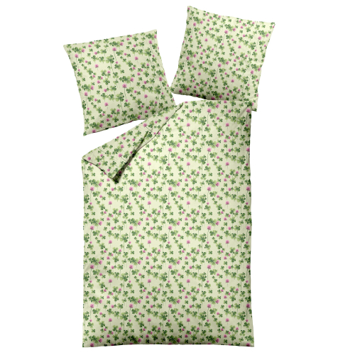 Bettwäsche „Glücksklee“, Produktbild 1