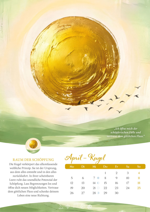 Heilige Geometrie "Gold Edition" 2027, Produktbild 3